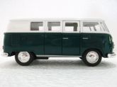Miniatura Kombi Volkswagen Classical Bus 1962 verde