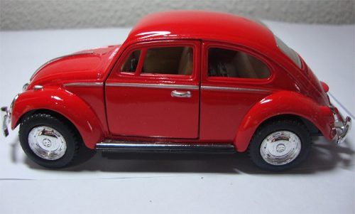Miniatura Volkswagen Beetle 1967 Vermelho - 1/32