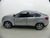 BMW X6 Prata Kinsmart 1:38 13 cm