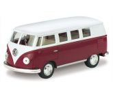 Miniatura Kombi Volkswagen Classical Bus 1962 vinho