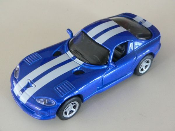 Dodge Viper GTS Azul/Branco Maisto 1:39